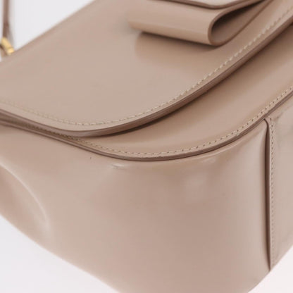 Salvatore Ferragamo Vala Handbag Leather, BEIGE, LEATHER, Handbag