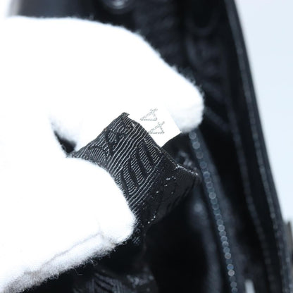 Prada Vintage Flap Shoulder Bag Leather, Black, Leather, Shoulder Bag