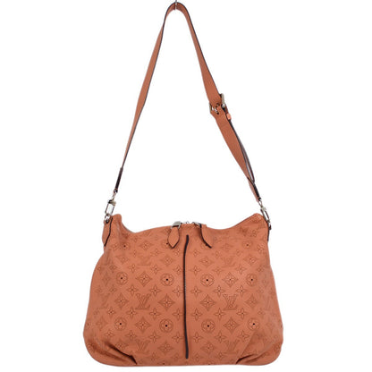 Louis Vuitton Selene Handbag Mahina Leather, Pink, Leather, Shoulder Bag