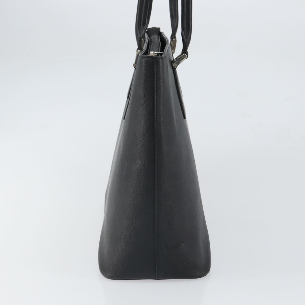 Burberry Vintage tote bag Leather, BLACK, LEATHER, Tote bag