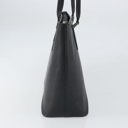 Burberry Vintage tote bag Leather, BLACK, LEATHER, Tote bag