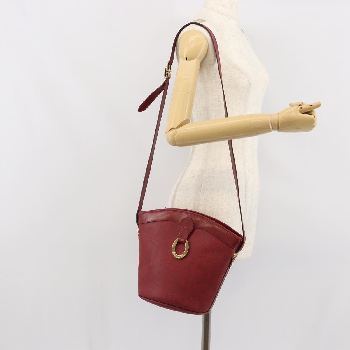 Christian Dior Trotter shoulder bag Canvas, RED, PVC, Shoulder bag