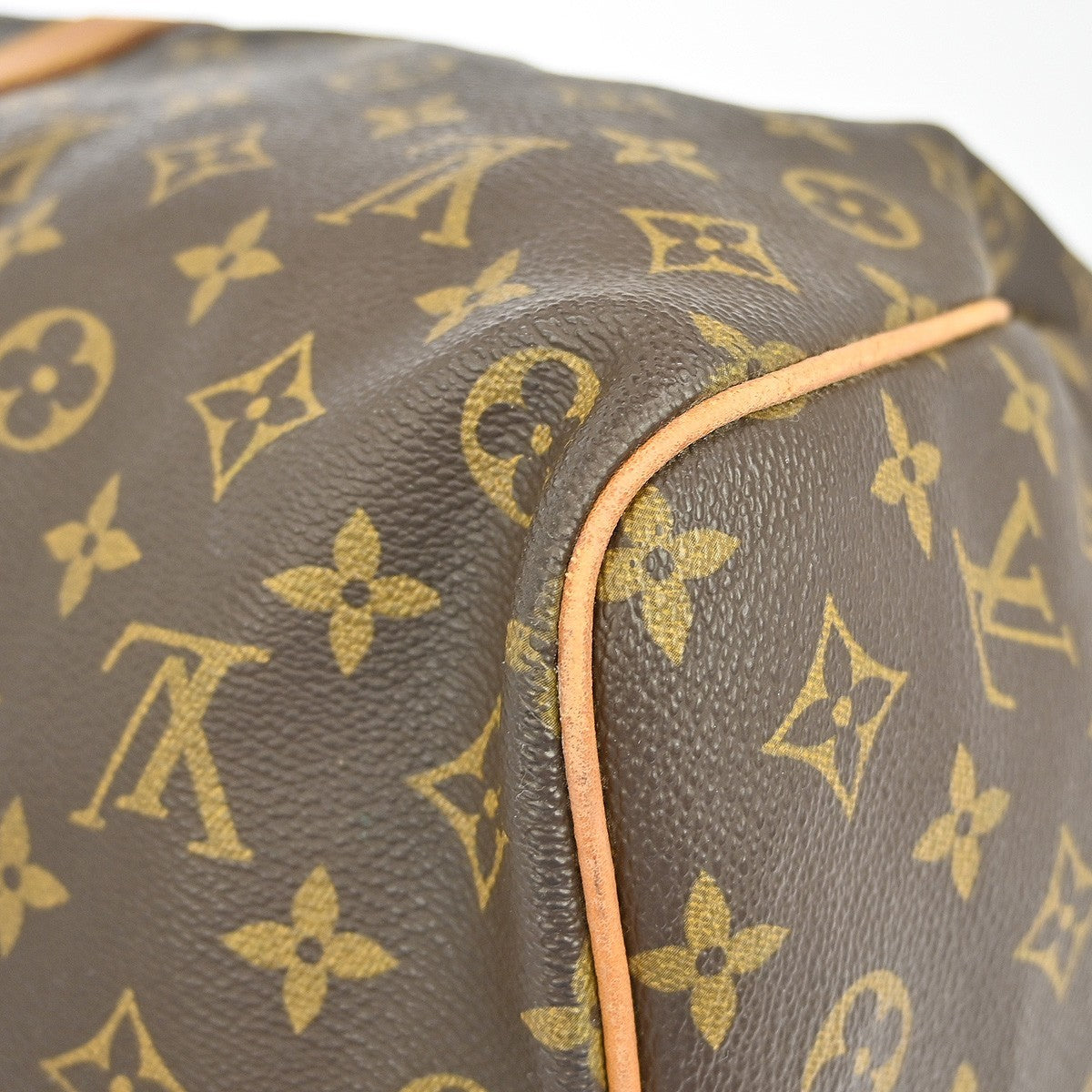 Louis Vuitton Keepall Bag Monogram Canvas, BROWN, CANVAS, Travel bag