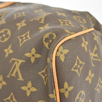 Louis Vuitton Keepall Bag Monogram Canvas, BROWN, CANVAS, Travel bag