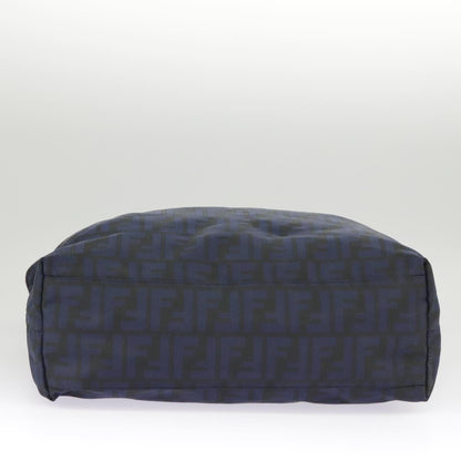 Fendi Zucca Tote bag FF motif, Navy, Canvas, Tote Bag