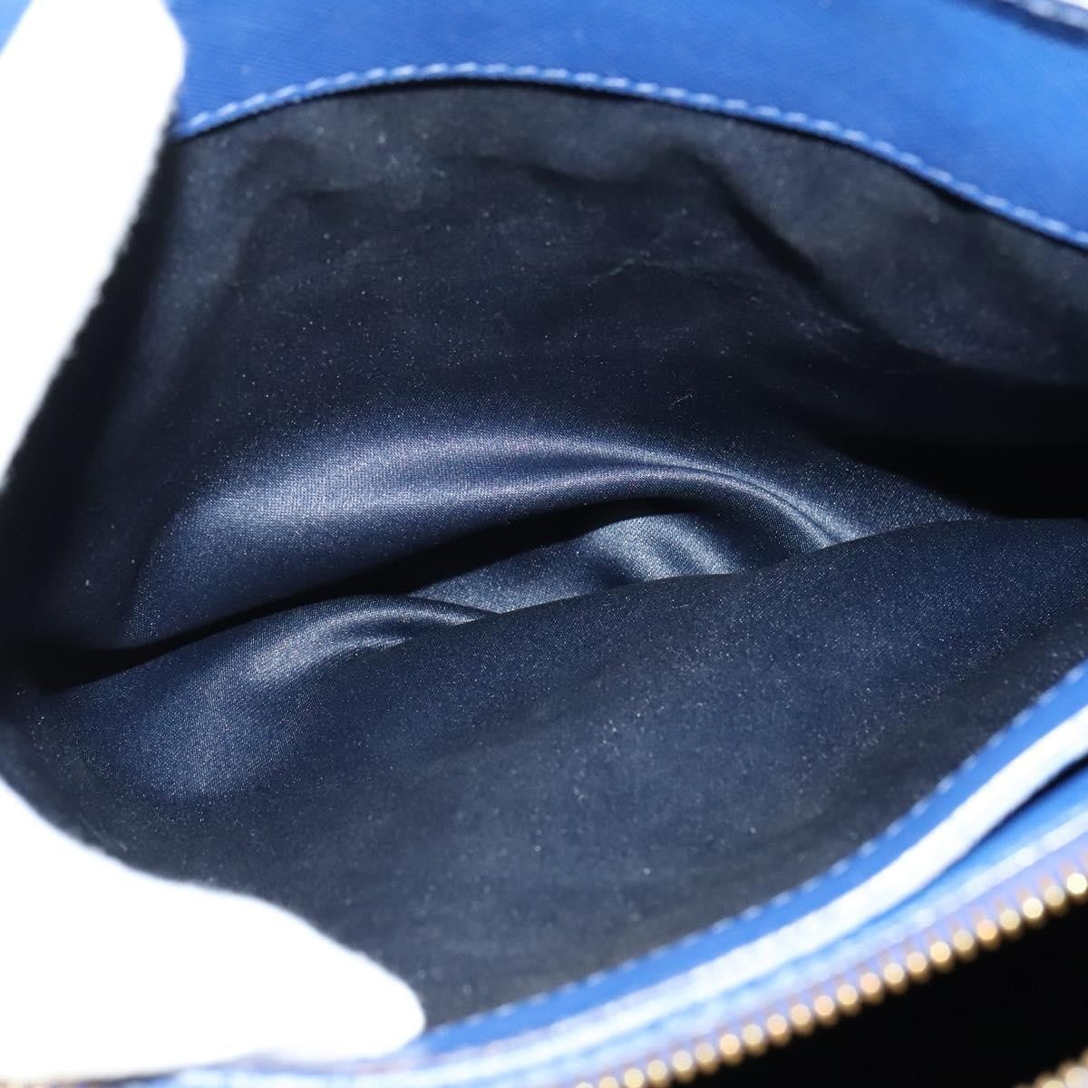 Salvatore Ferragamo Beky Tote Saffiano Leather, BLUE, LEATHER, Tote bag