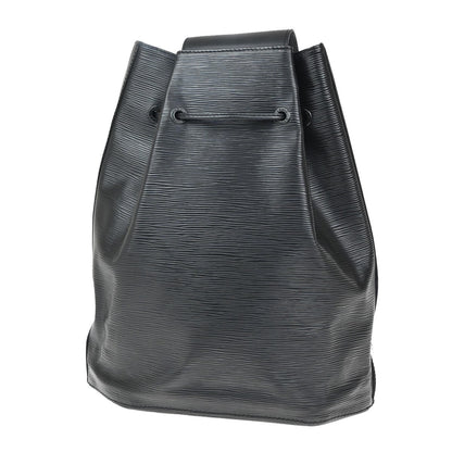 Louis Vuitton Vintage Sac d'Epaule Handbag Epi Leather, BLACK, LEATHER, Handbag