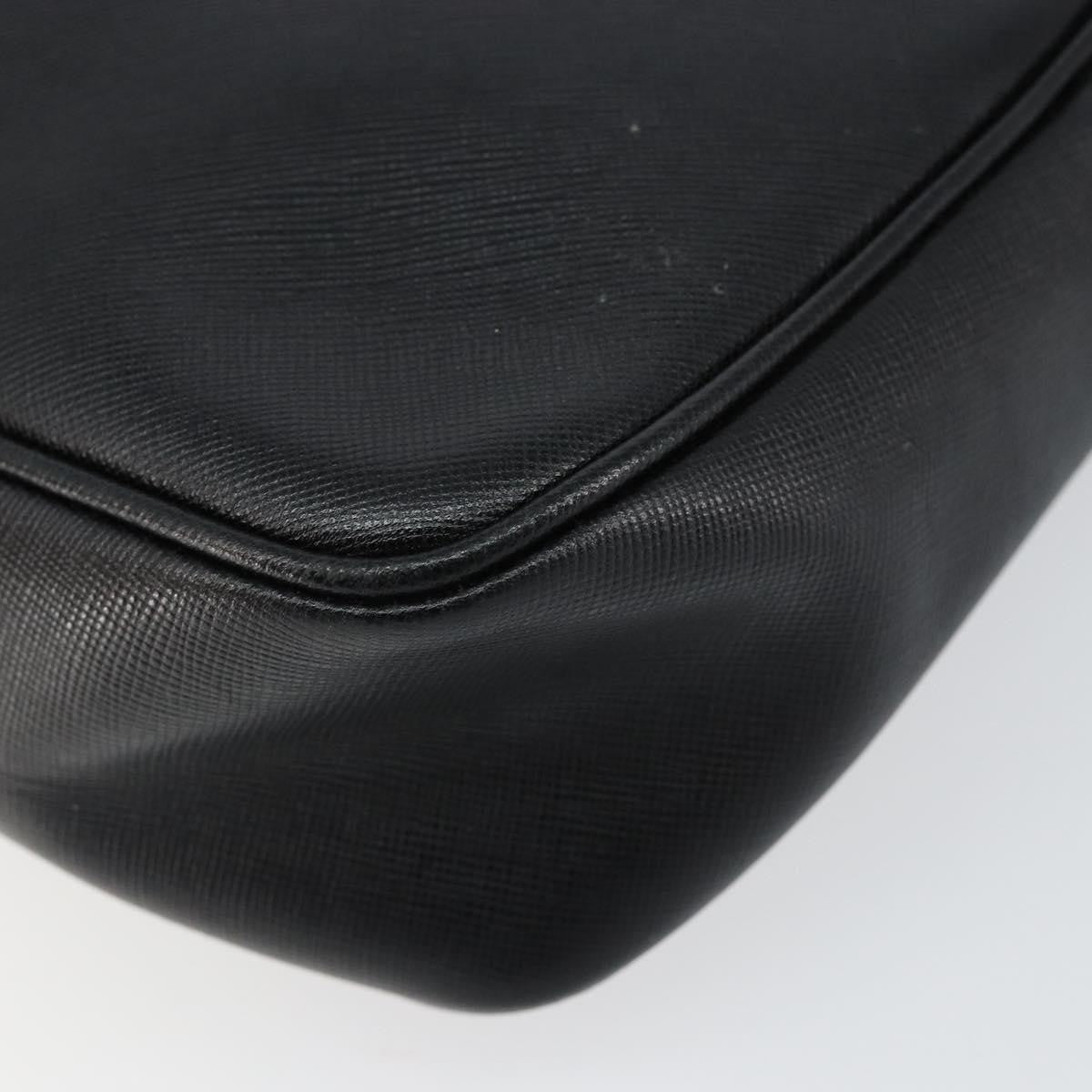 Salvatore Ferragamo Vintage Shoulder Bag Leather, BLACK, LEATHER, Shoulder bag