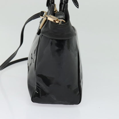 Salvatore Ferragamo Vala Handbag Patent leather, BLACK, PATENT_LEATHER, Handbag
