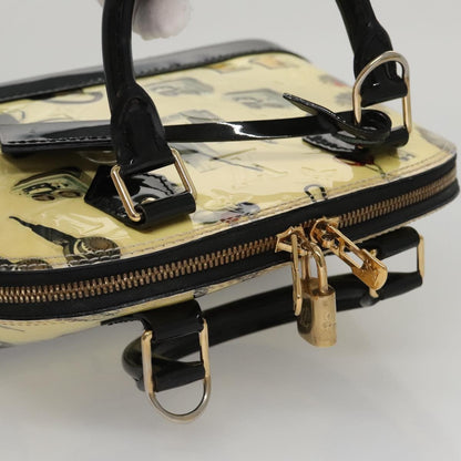 Louis Vuitton Alma Handbag Limited Edition Stickers Monogram Vernis, MULTICOLOUR, PATENT_LEATHER, Handbag