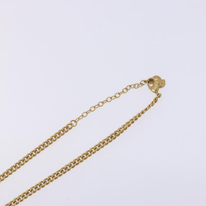 Christian Dior CD Pendant Necklace Gold-plated, GOLD, METAL, Necklace