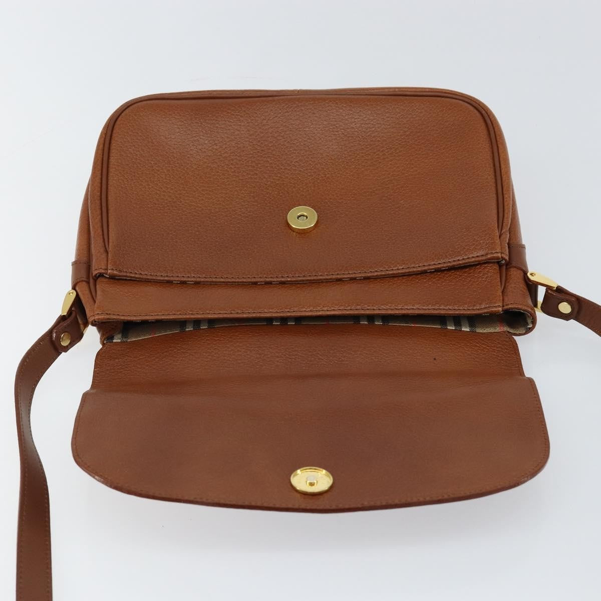 Burberry Flap Shoulder Bag Leather, BEIGE, LEATHER, Shoulder bag
