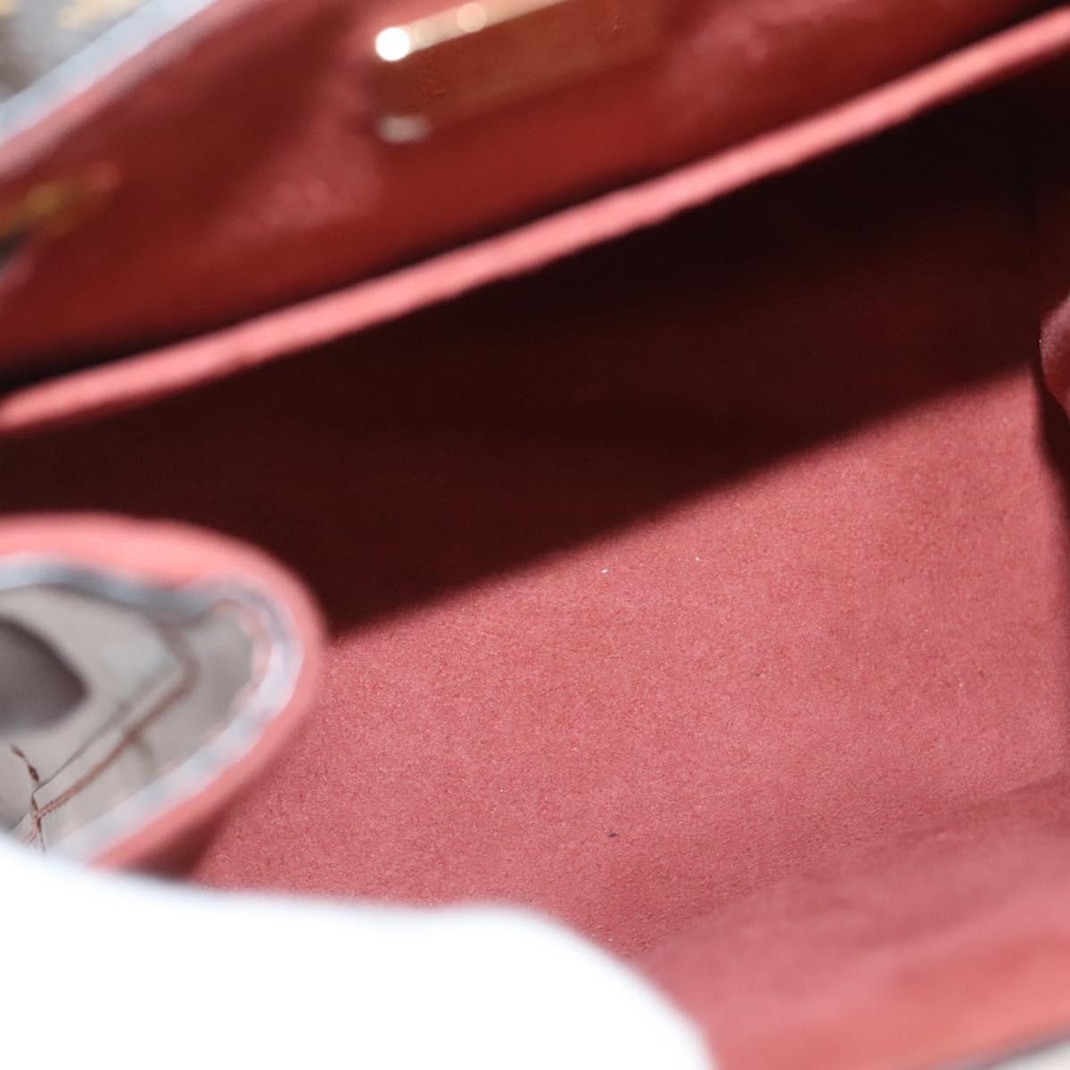 Louis Vuitton Hot Springs Backpack Vernis with Monogram Canvas, PINK, PATENT_LEATHER, Backpack