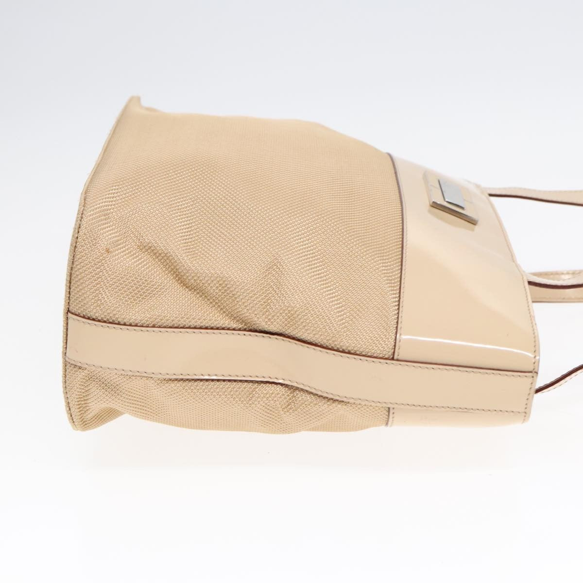 Celine Vintage Shoulder Bag Canvas, BEIGE, CANVAS, Shoulder bag