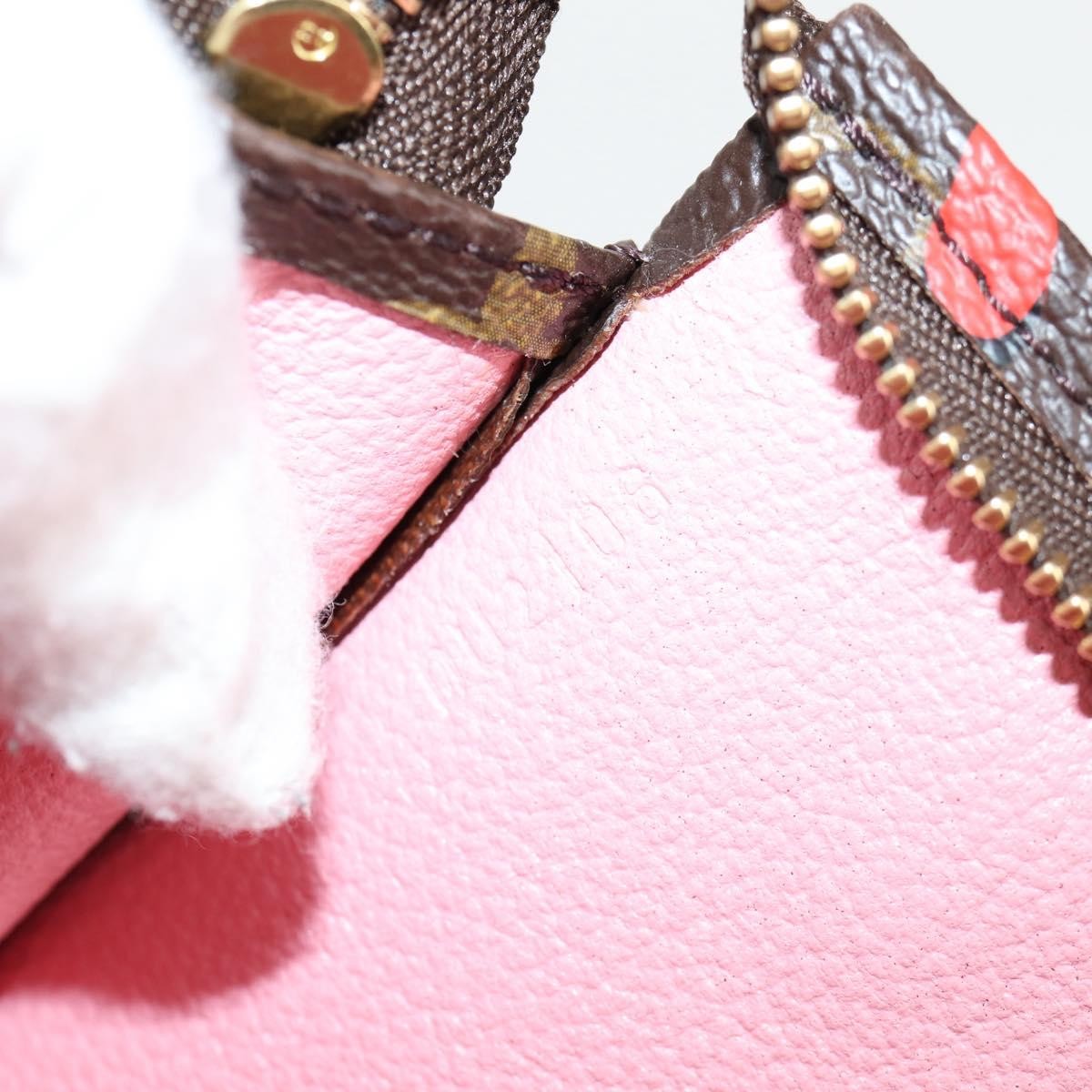 Louis Vuitton Toiletry Pouch Limited Edition Monogram Jungle Dots, BROWN, CANVAS, Toiletry Case