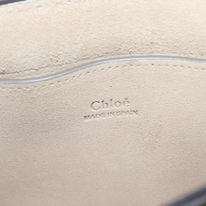 Chloe Faye Shoulder Bag Leather and Suede, BEIGE, SUEDE, Shoulder bag