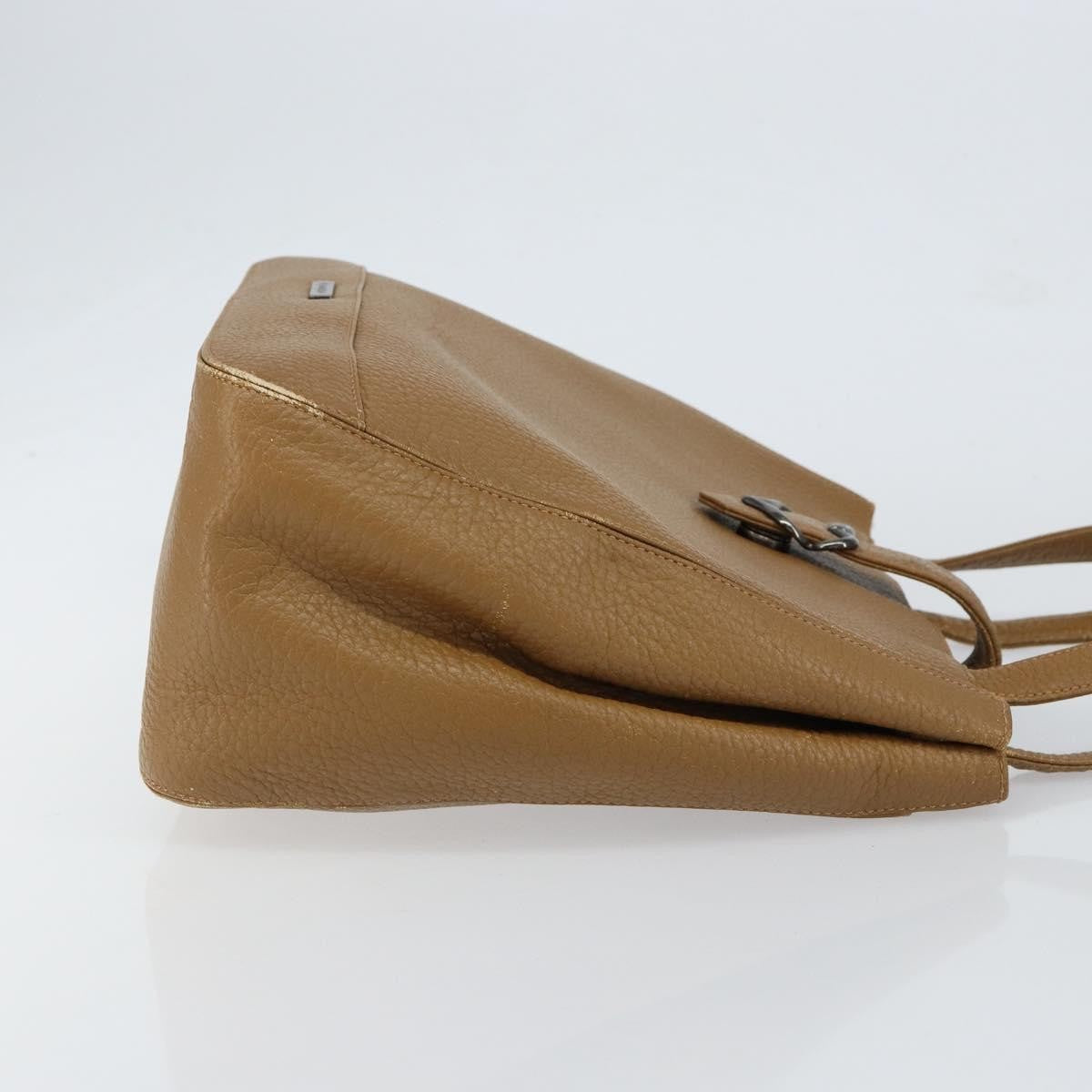 Saint Laurent Vintage Handbag Leather, BROWN, LEATHER, Handbag