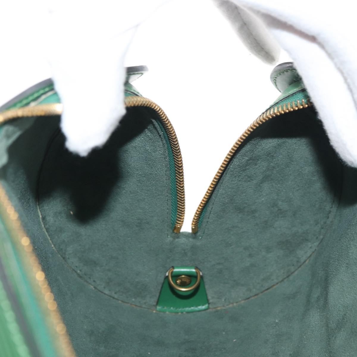 Louis Vuitton Soufflot Handbag Epi Leather, Green, Leather, Handbag