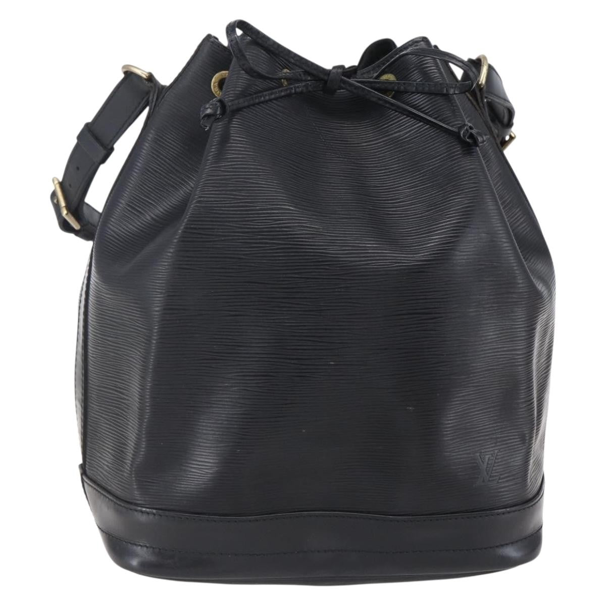 Louis Vuitton Noe Handbag Epi leather, BLACK, LEATHER, Shoulder bag