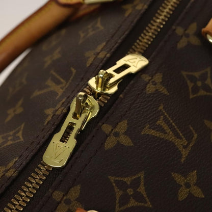 Louis Vuitton Keepall Bag Monogram Canvas, BROWN, CANVAS, Travel bag
