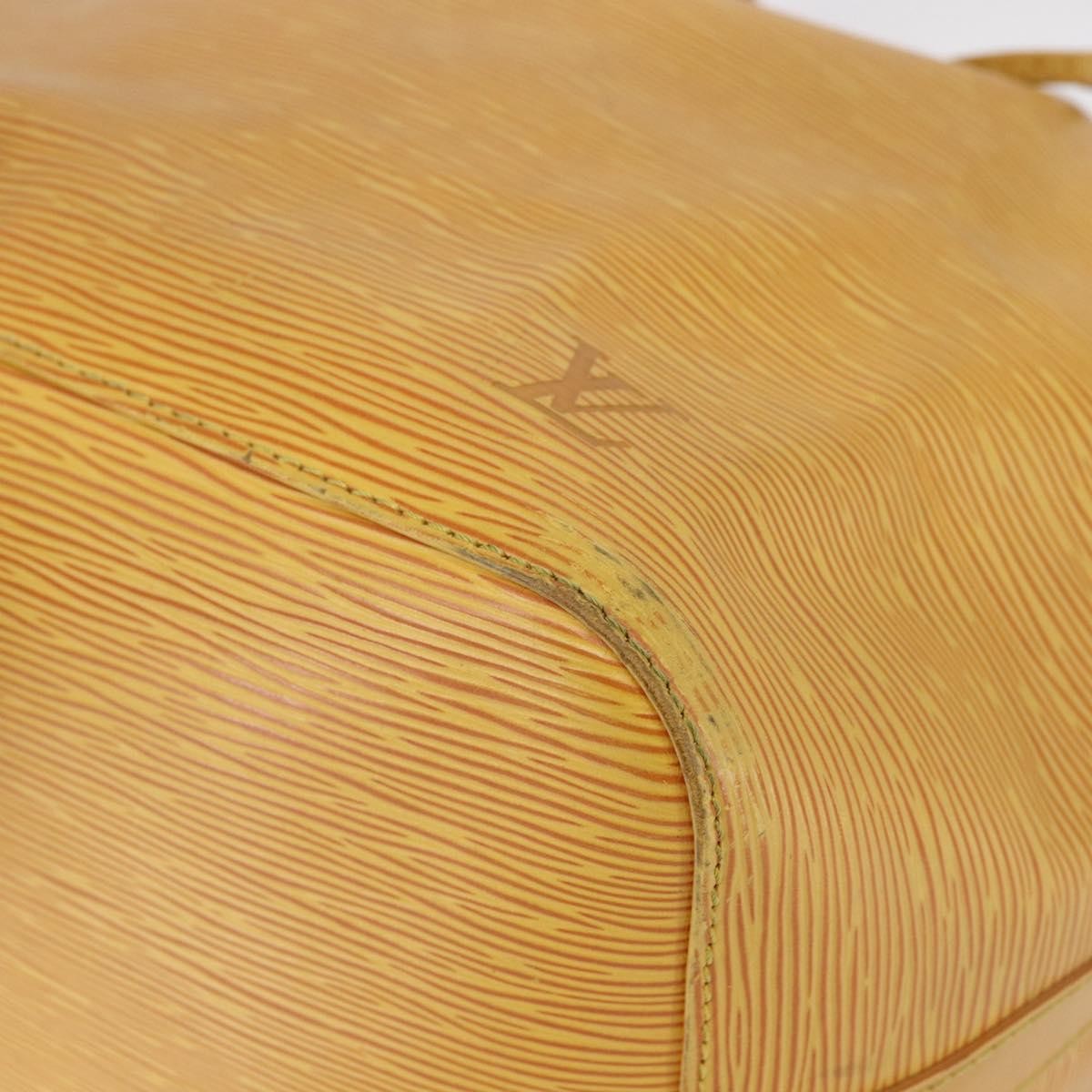 Louis Vuitton Petit Noe Handbag Epi Leather, YELLOW, LEATHER, Shoulder bag