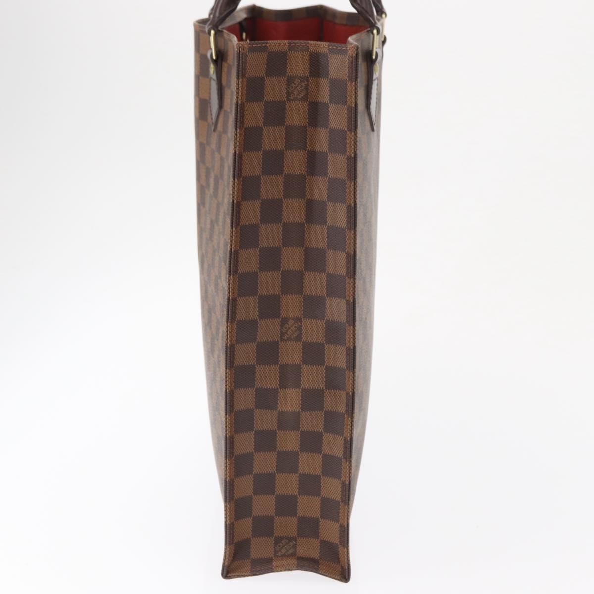 Louis Vuitton Sac Plat Bag Damier, BROWN, CANVAS, Handbag