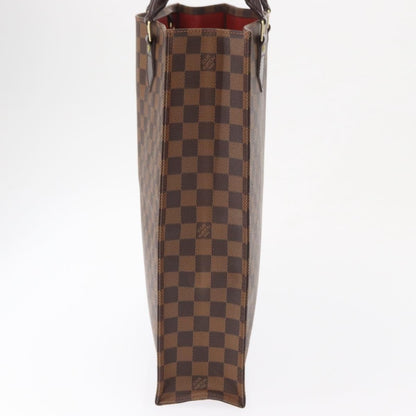 Louis Vuitton Sac Plat Bag Damier, BROWN, CANVAS, Handbag