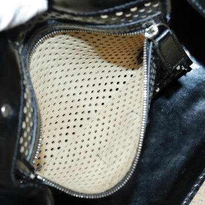 Fendi Bag Du Jour Perforated Leather, BLACK, LEATHER, Handbag