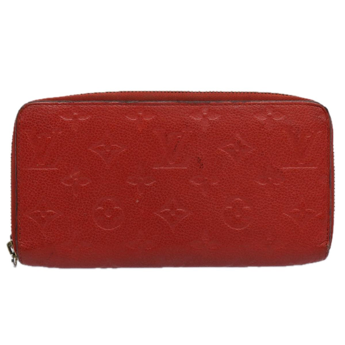 Louis Vuitton Portefeuille zippy Monogramme Empreinte Monogramme Empreinte, RED, LEATHER, Wallets