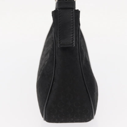 Celine Ava Bag Macadam canvas, BLACK, CANVAS, Handbag