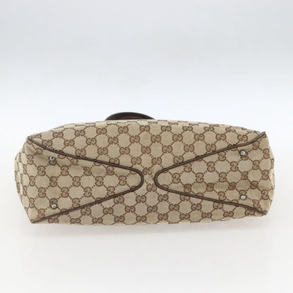 Gucci Vintage Open Tote GG Canvas, BEIGE, CANVAS, Tote bag