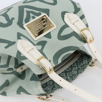 Louis Vuitton Tahitienne Cabas Canvas, GREEN, CANVAS, Tote bag