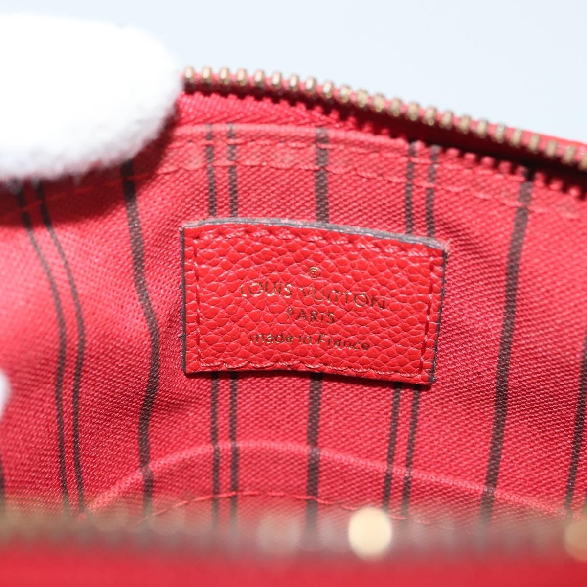 Louis Vuitton Speedy Bandouliere NM Bag Monogram Empreinte Leather, RED, LEATHER, Handbag