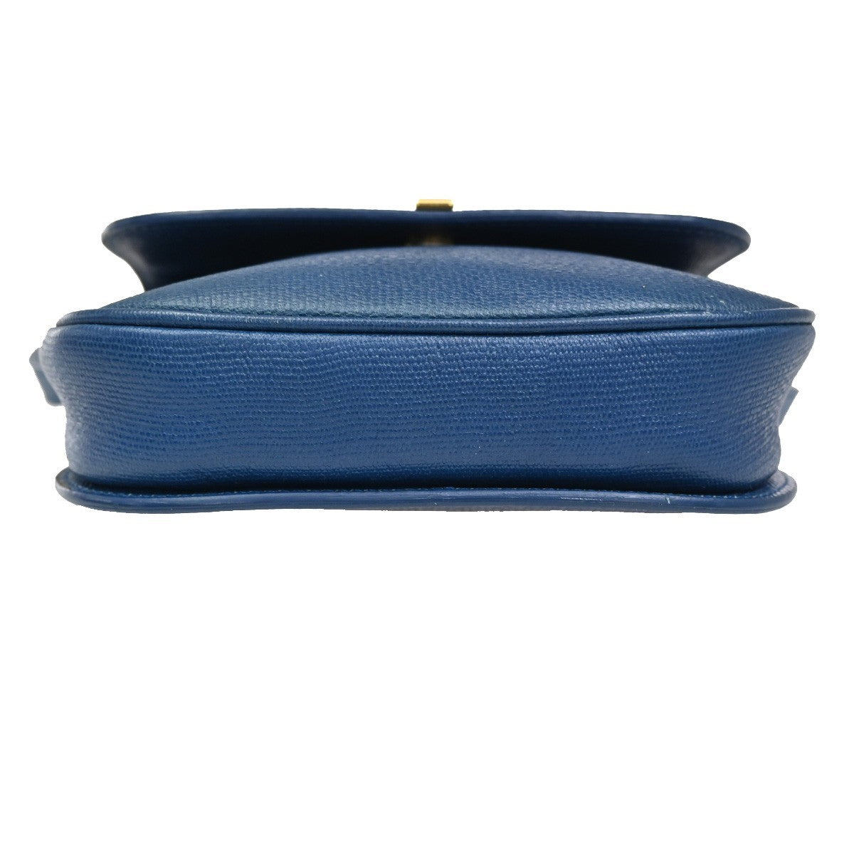 Saint Laurent Chyc Flap Bag Leather, NAVY, LEATHER, Shoulder bag