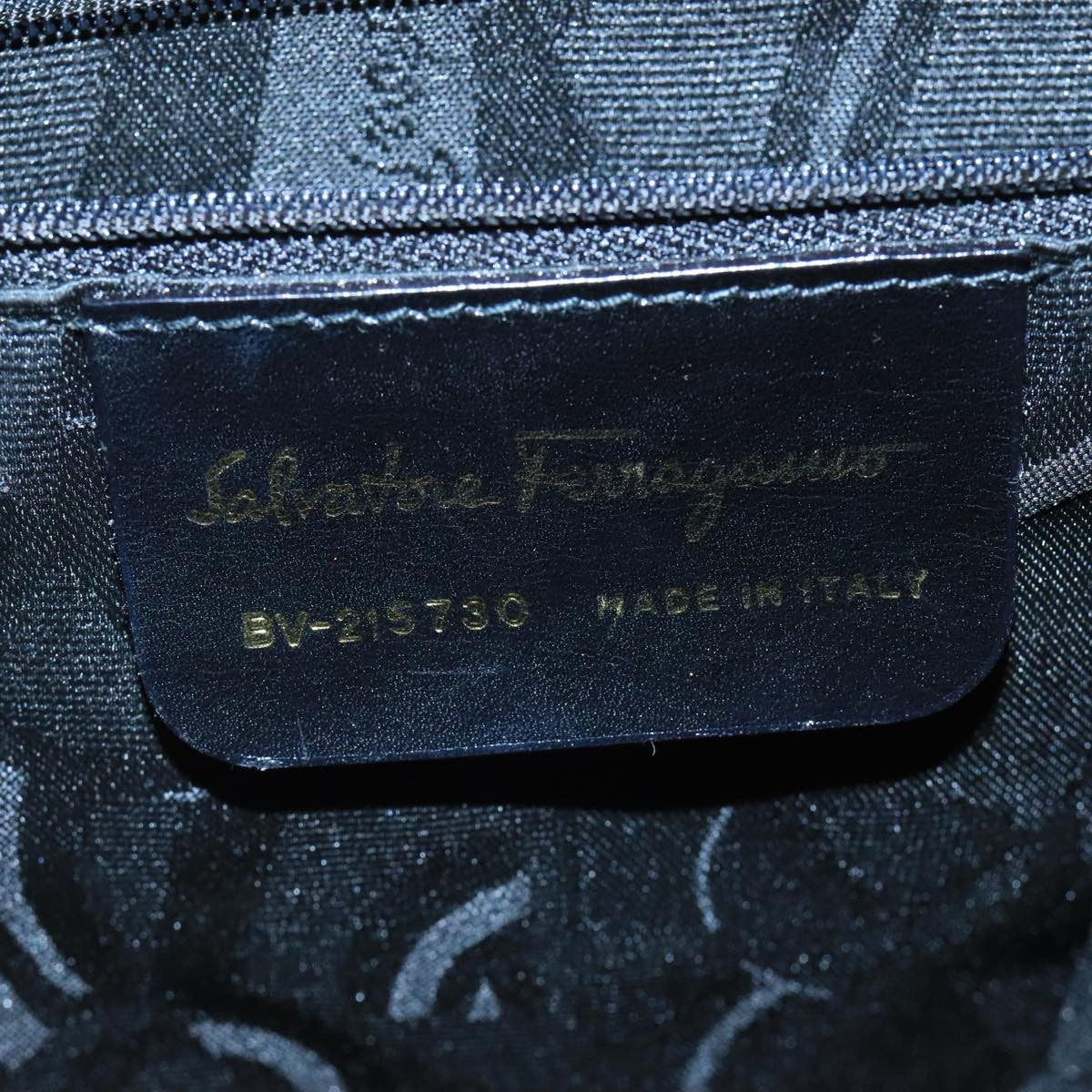 Salvatore Ferragamo Vala Canvas, BLACK, CANVAS, Tote bag