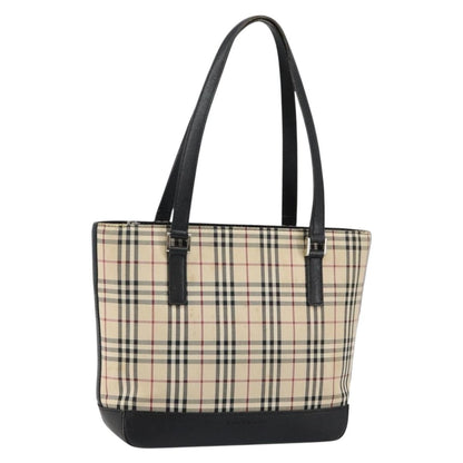 Burberry Vintage Zip Tote House Check Coated Canvas, BEIGE, CANVAS, Tote bag