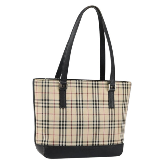 Burberry Vintage Zip Tote House Check Coated Canvas, BEIGE, CANVAS, Tote bag