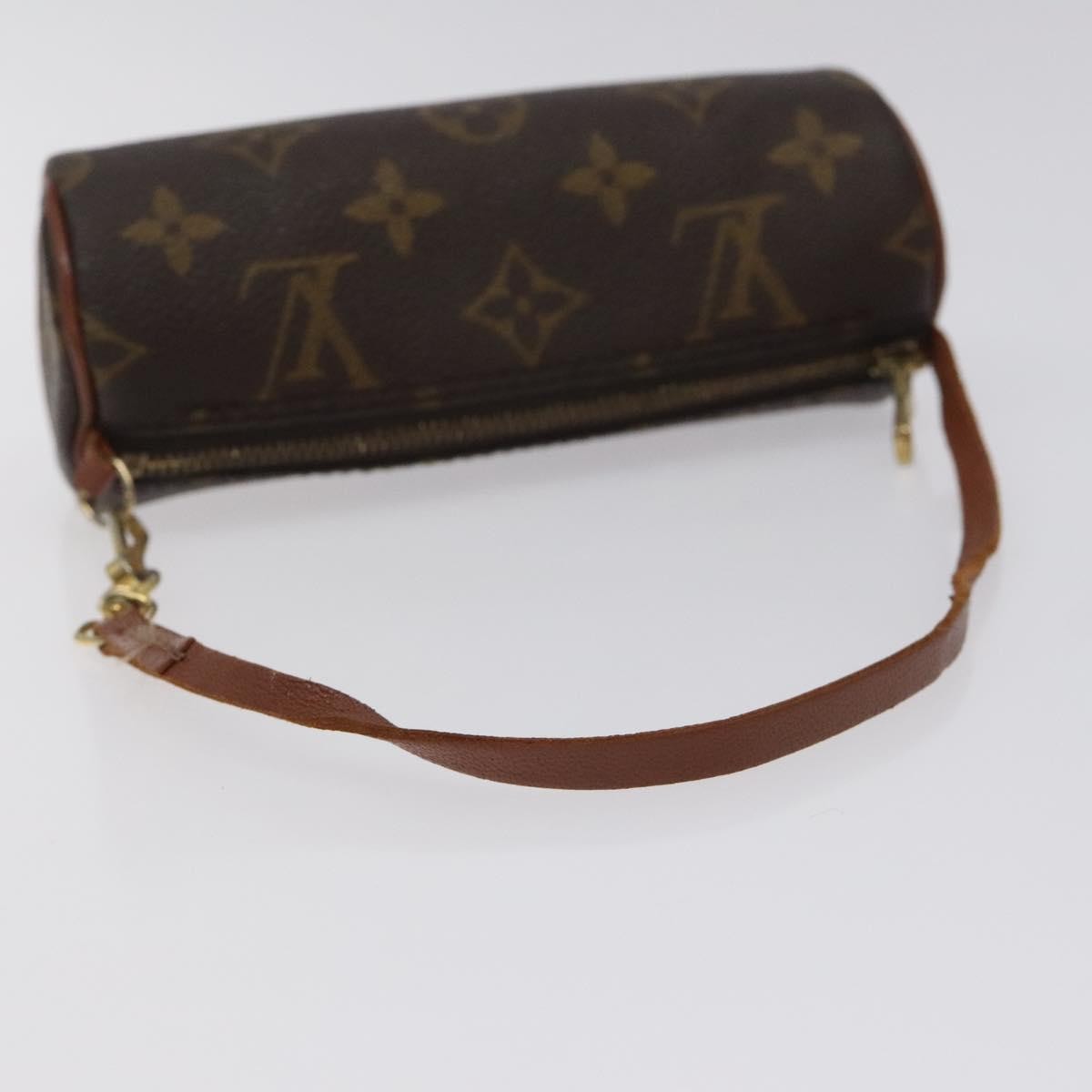 Louis Vuitton Papillon Pochette Monogram Canvas, BROWN, CANVAS, Handbag