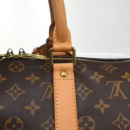 Louis Vuitton Keepall Bandouliere Bag Monogram Canvas, Brown, Canvas, Travel Bag