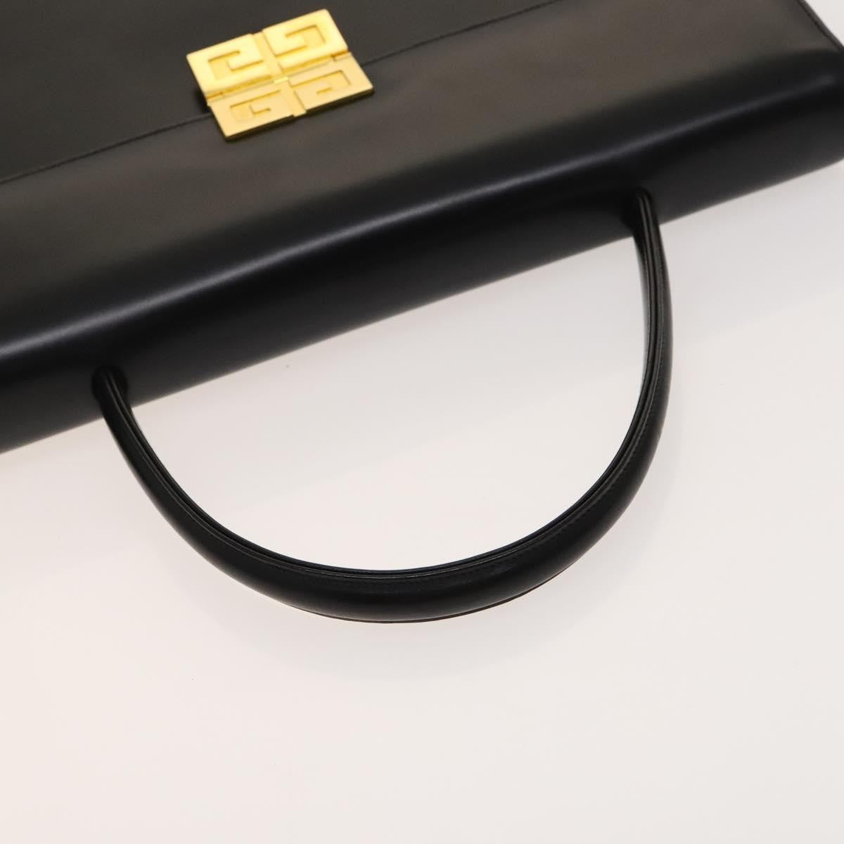 Givenchy Vintage 4G handbag Leather, BLACK, LEATHER, Handbag