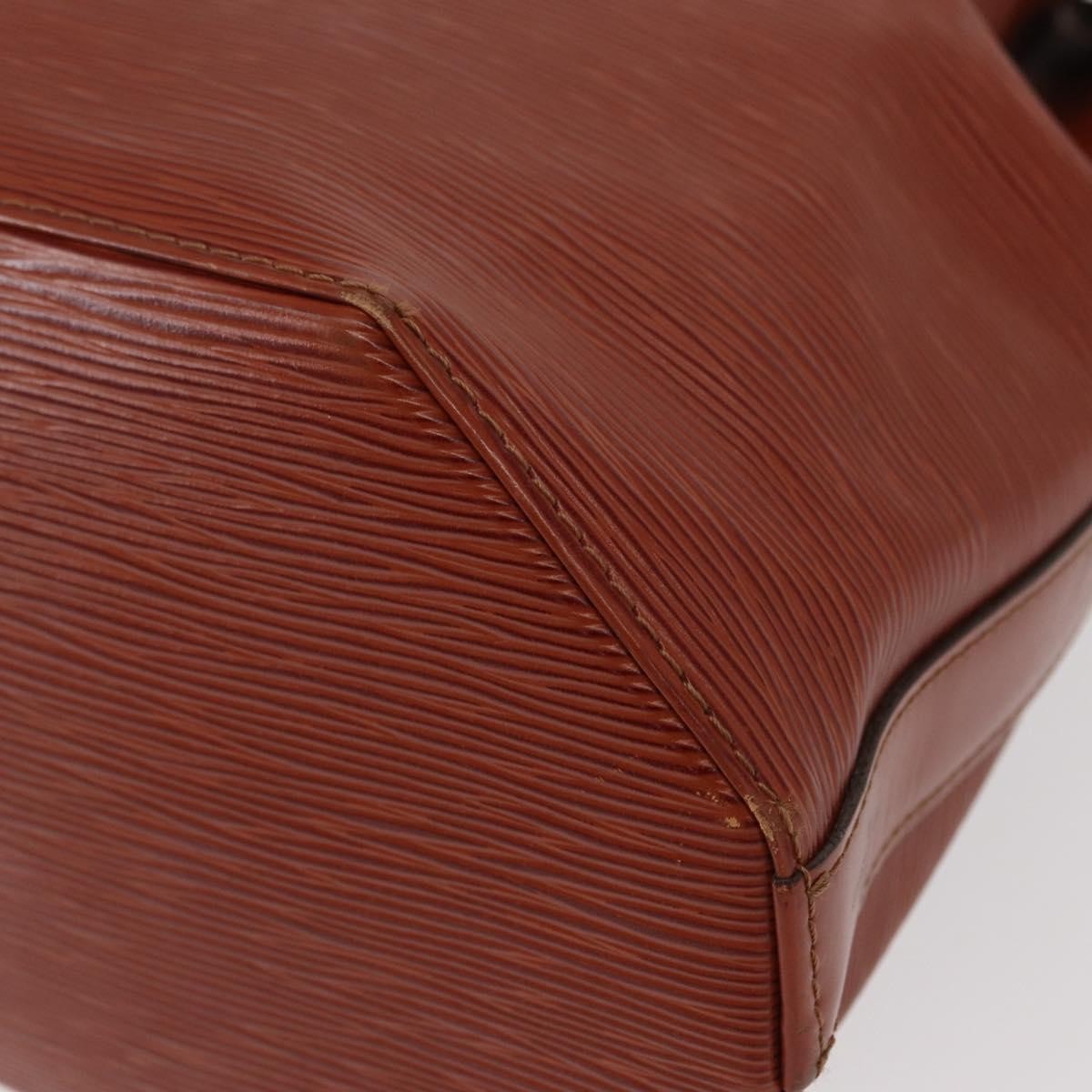 Louis Vuitton Vintage Sac d'Epaule Handbag Epi Leather, BROWN, LEATHER, Shoulder bag