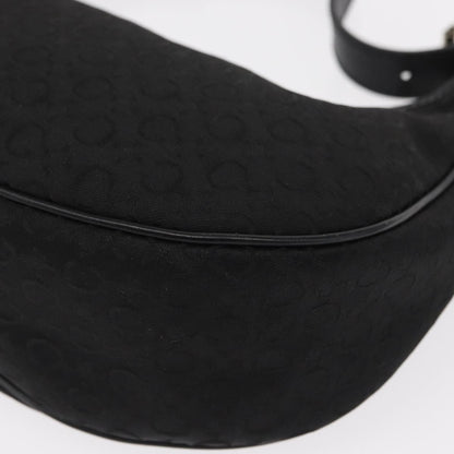 Celine Ava Bag Macadam canvas, BLACK, CANVAS, Handbag