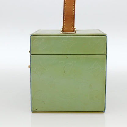 Louis Vuitton Bleecker Box Bag Monogram Vernis, GREEN, PATENT_LEATHER, Clutche & pouche