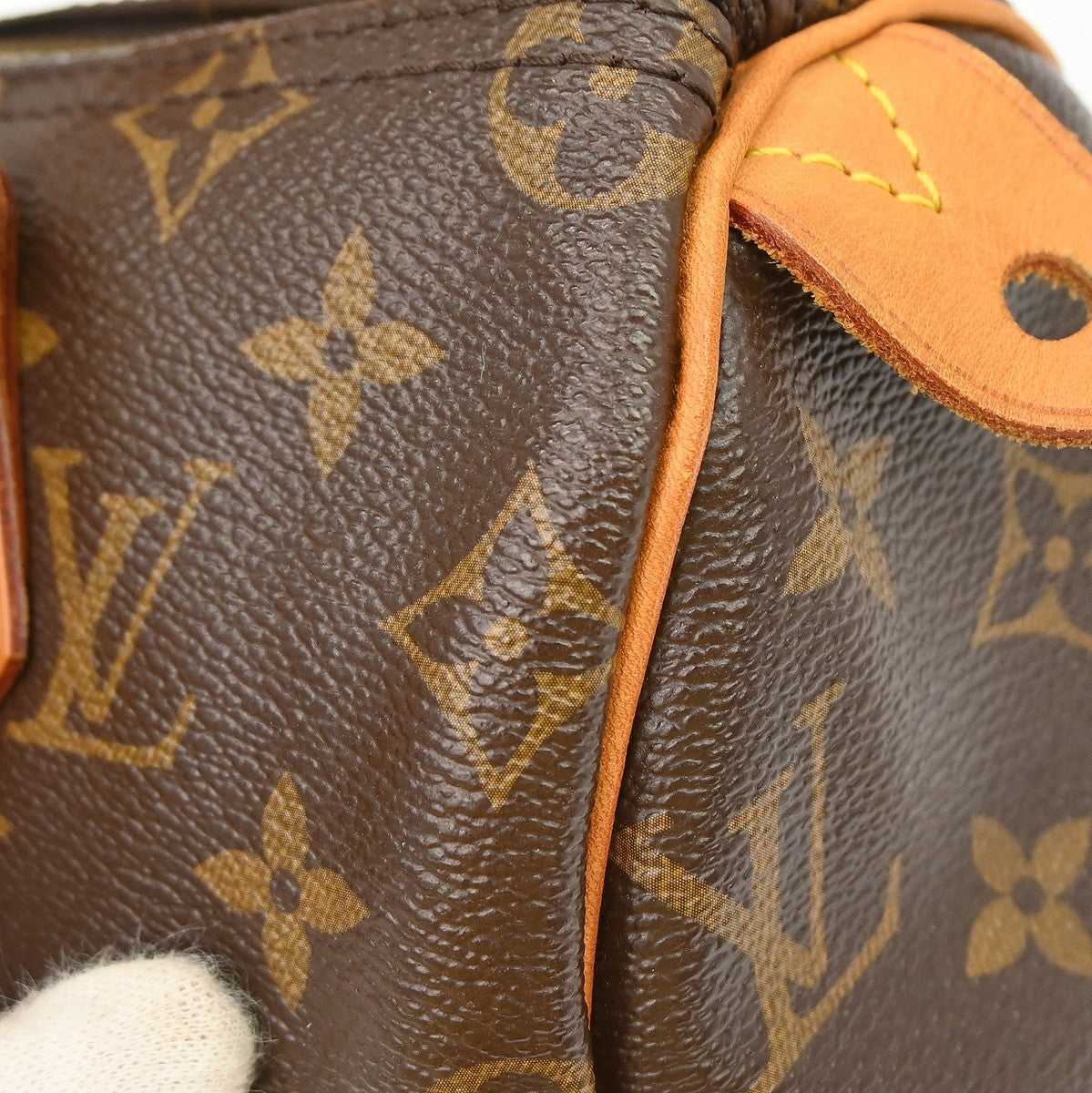 Louis Vuitton Speedy Handbag Monogram Canvas, Brown, Canvas, Handbag