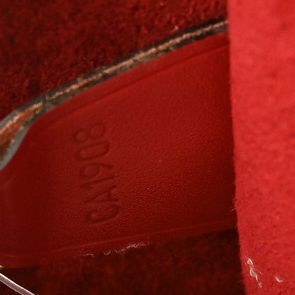 Louis Vuitton Voltaire Handbag Epi Leather, RED, LEATHER, Shoulder bag