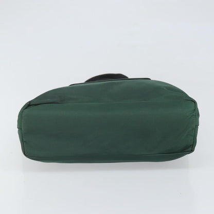 Prada Vintage Zip Tote Tessuto, GREEN, NYLON, Tote bag