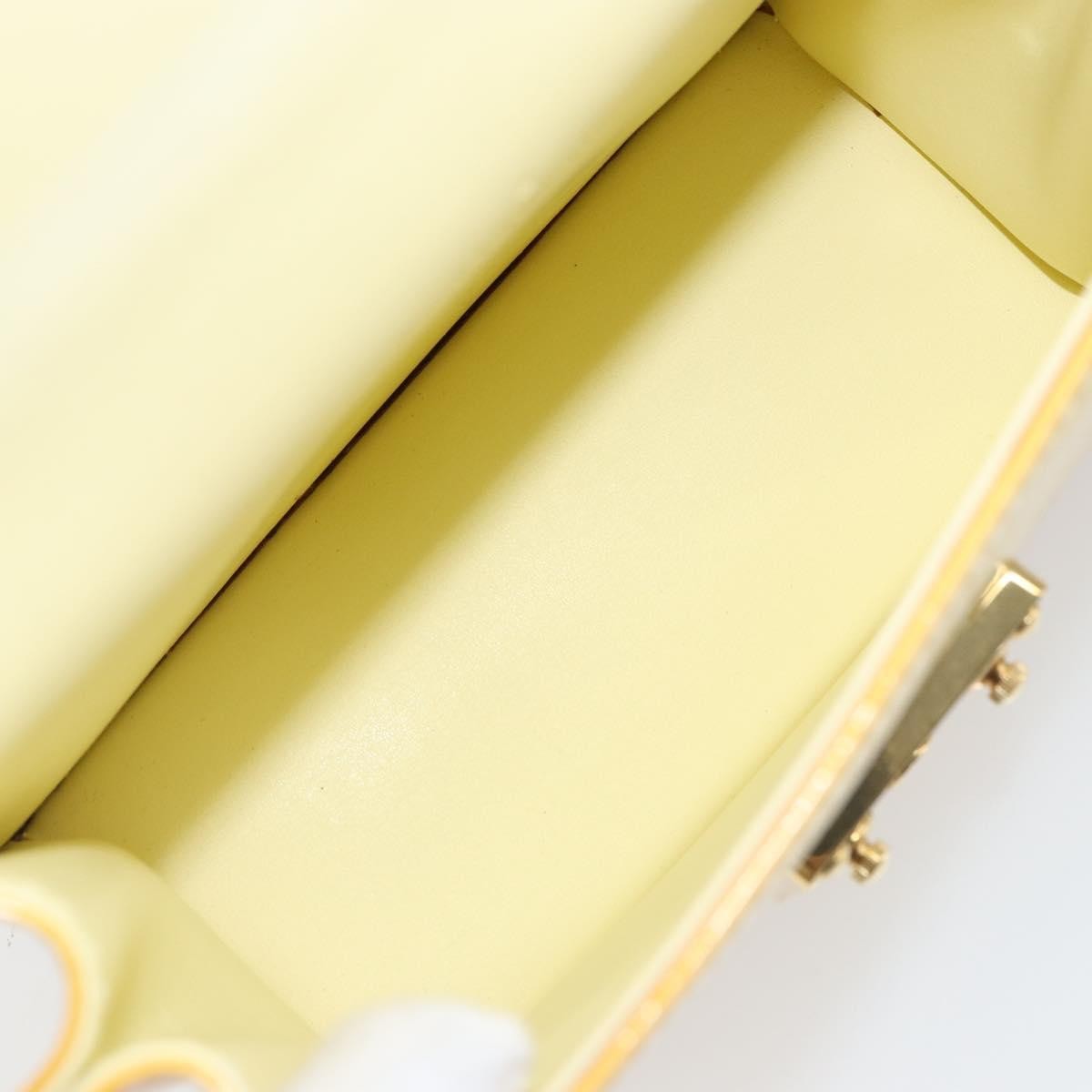 Louis Vuitton Spring Street NM Handbag Patent leather, YELLOW, PATENT_LEATHER, Handbag