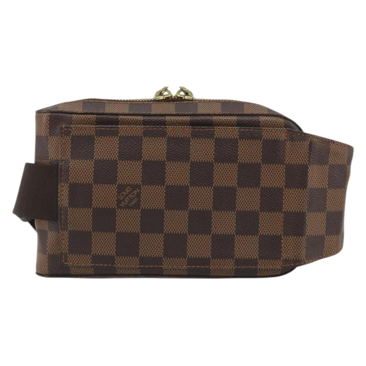Louis Vuitton Geronimos Waist Bag Damier, Brown, Canvas, Shoulder Bag