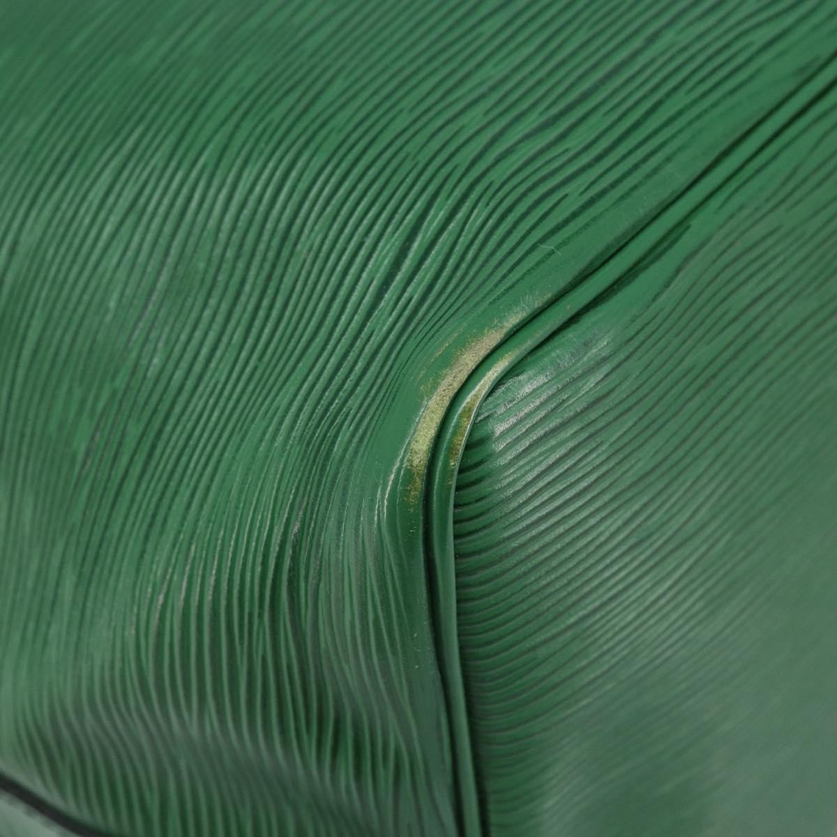 Louis Vuitton Petit Noe Handbag Epi Leather, Green, Leather, Shoulder Bag