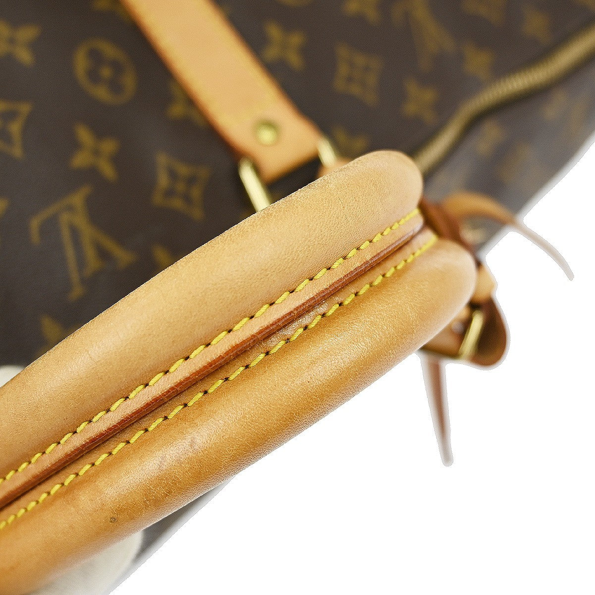 Louis Vuitton Keepall Bag Monogram Canvas, BROWN, CANVAS, Travel bag
